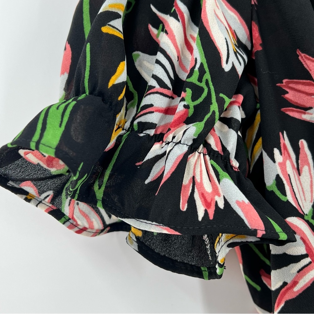 Likely Archer Black Floral Top size XS - Picture 6 of 8
